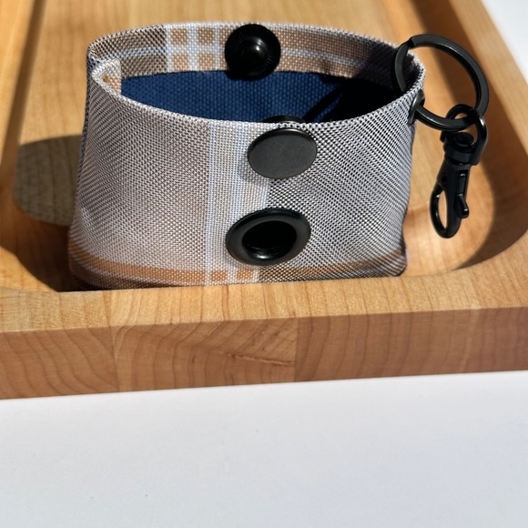 Plaid, Waterproof canvas, waste bag holder - Picture 2 of 4